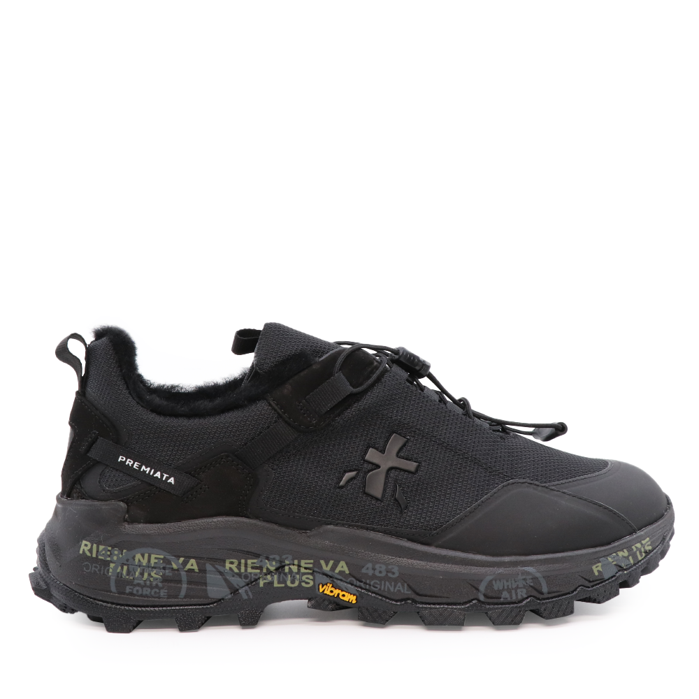 Premiata Premiata men Cross Trail sneakers in black leather