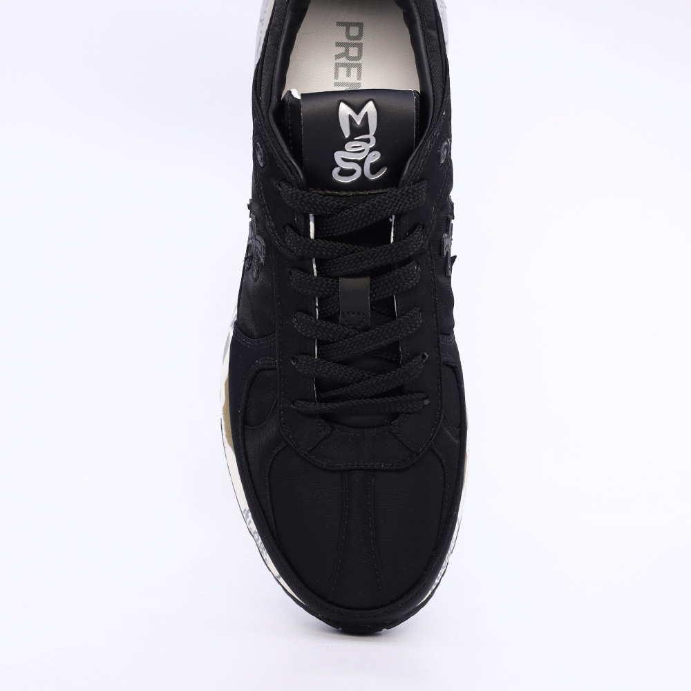 Sneakers bărbați Premiata Mase negri din material tehnic tip fâș 1699bp7087n
