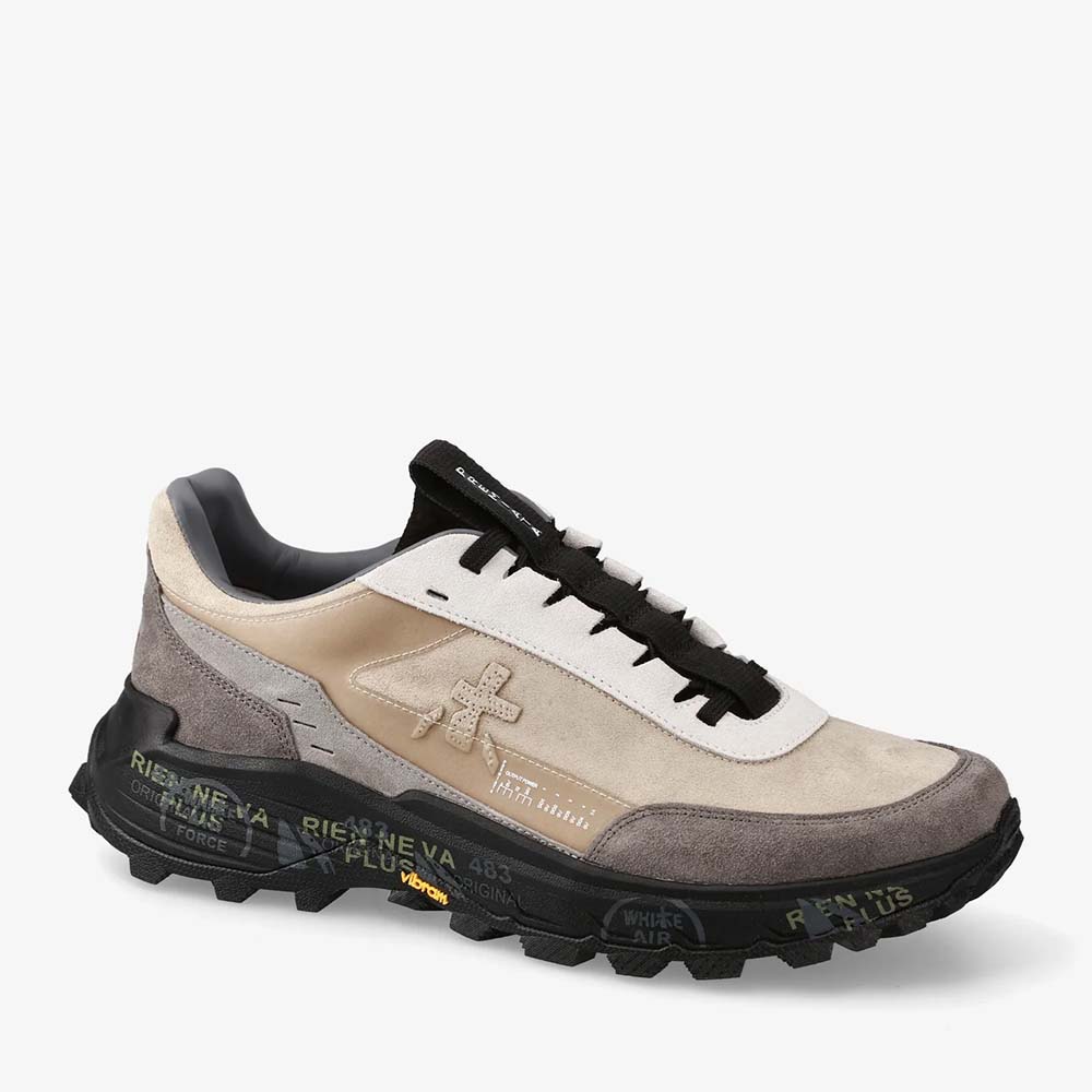 Pantofi tip trekking bărbați Premiata Devin bej 1692BPS0434BE — imaginea 2