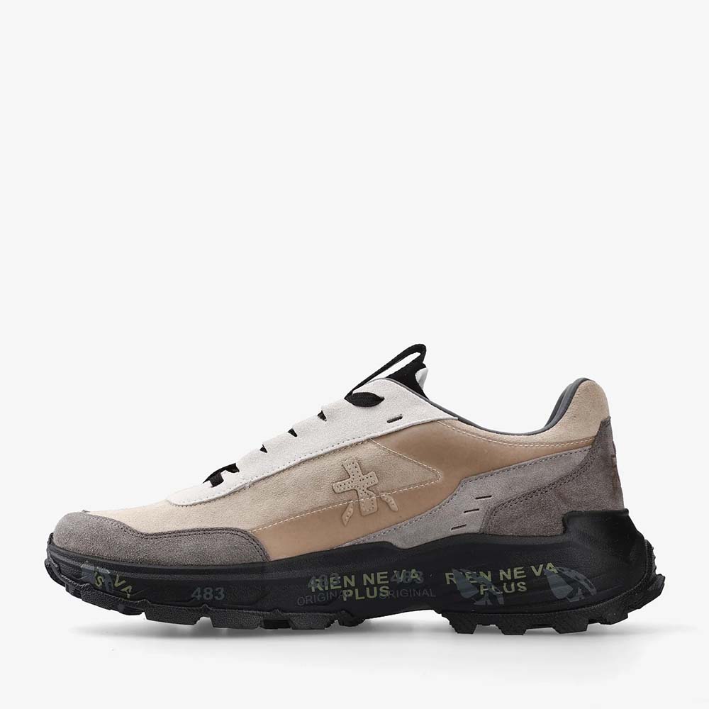 Pantofi tip trekking bărbați Premiata Devin bej 1692BPS0434BE