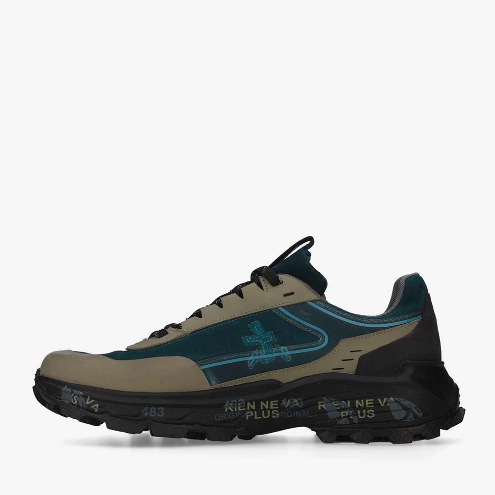 Pantofi tip trekking bărbați Premiata Devin verzi 1692BPS0502V