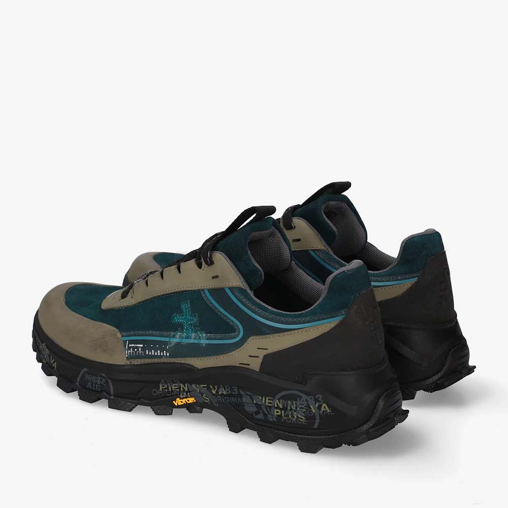 Pantofi tip trekking bărbați Premiata Devin verzi 1692BPS0502V