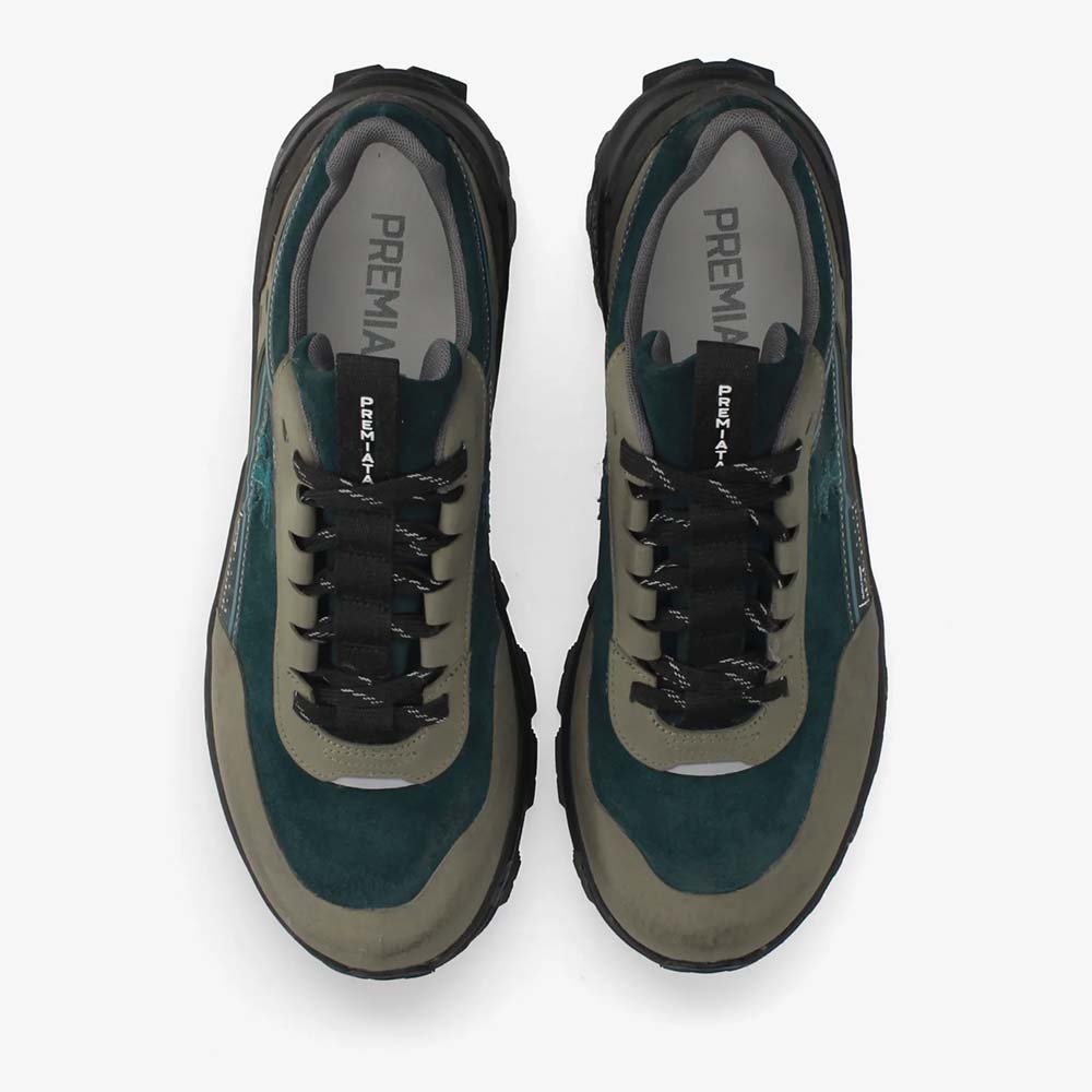 Pantofi tip trekking bărbați Premiata Devin verzi 1692BPS0502V