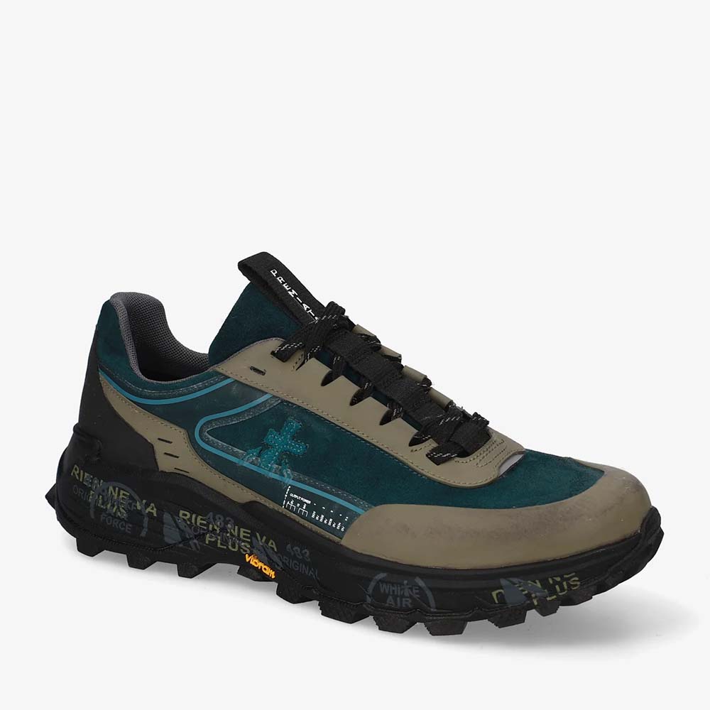Pantofi tip trekking bărbați Premiata Devin verzi 1692BPS0502V — imaginea 2