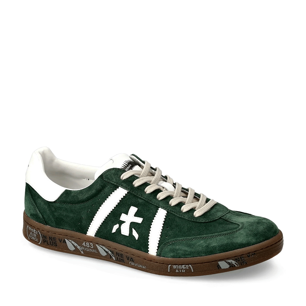 Sneakers bărbați Premiata Bonnie verzi din piele întoarsă  1690BP6902VV - 1 | YEO