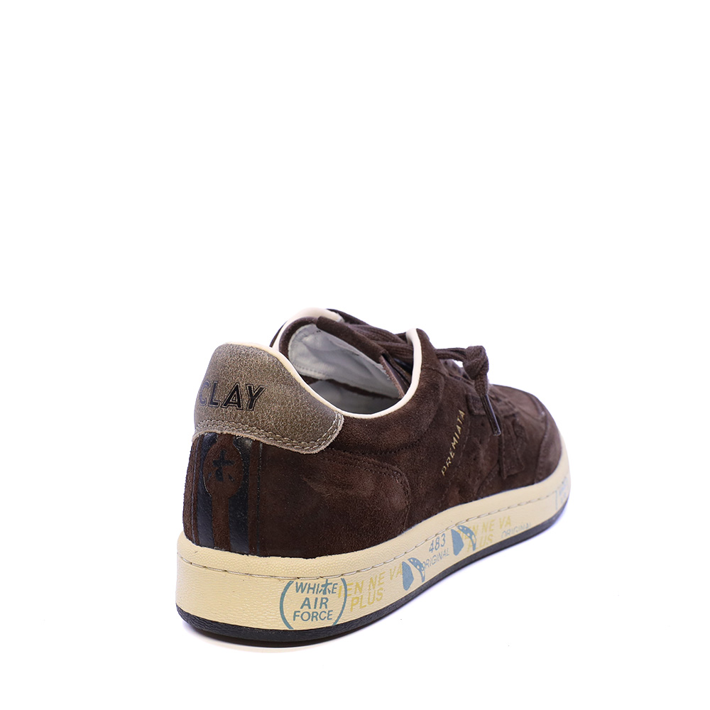 Sneakers bărbați Premiata BSKT Clay maro din piele întoarsă 1692BP8446VM