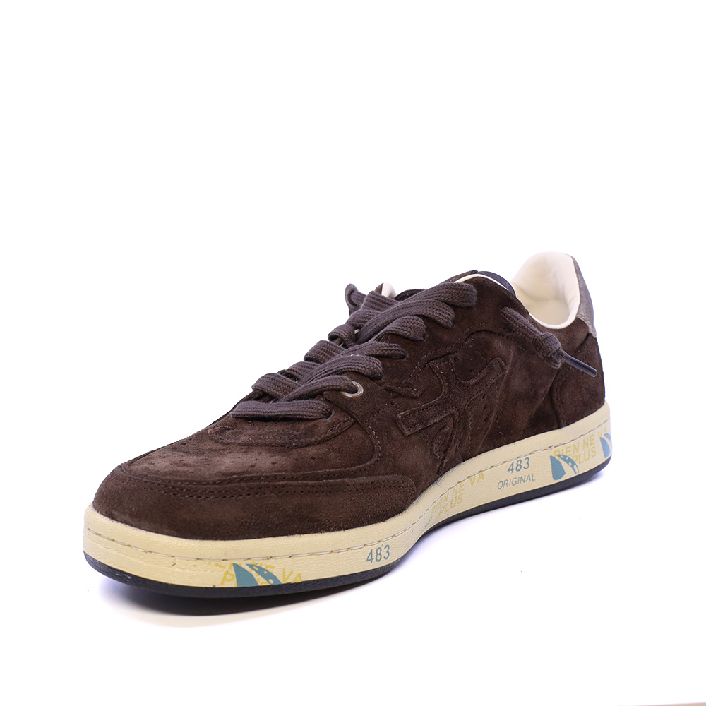 Sneakers bărbați Premiata BSKT Clay maro din piele întoarsă 1692BP8446VM