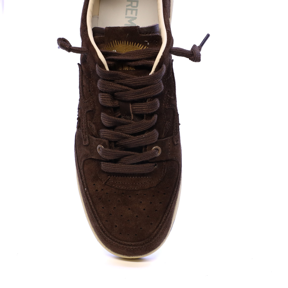 Sneakers bărbați Premiata BSKT Clay maro din piele întoarsă 1692BP8446VM