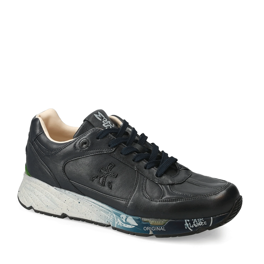 Sneakers bărbați Premiata Mase bleumarin din piele 1690BP7082BL - 1 | YEO