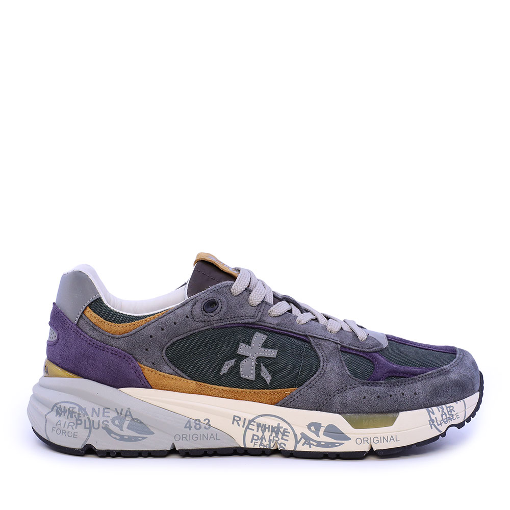 Adidasi barbati Premiata Mase multicolor din piele si textil 1692BP8422MU