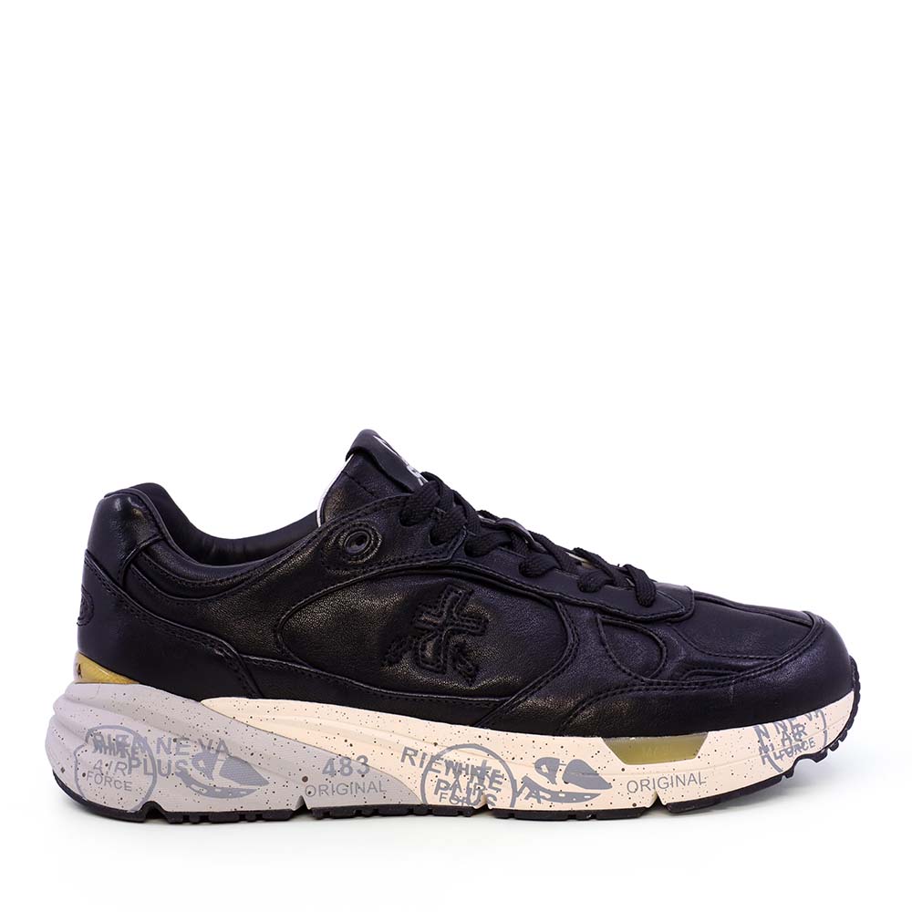 Adidasi barbati Premiata Mase negri din piele 1692BP8420N