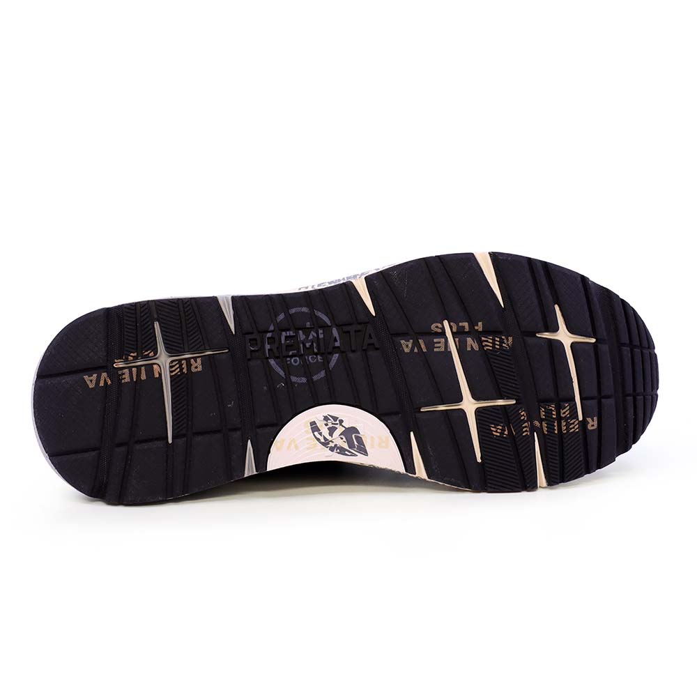 Sneakers bărbați Premiata Mase negri din piele 1692BP8420N