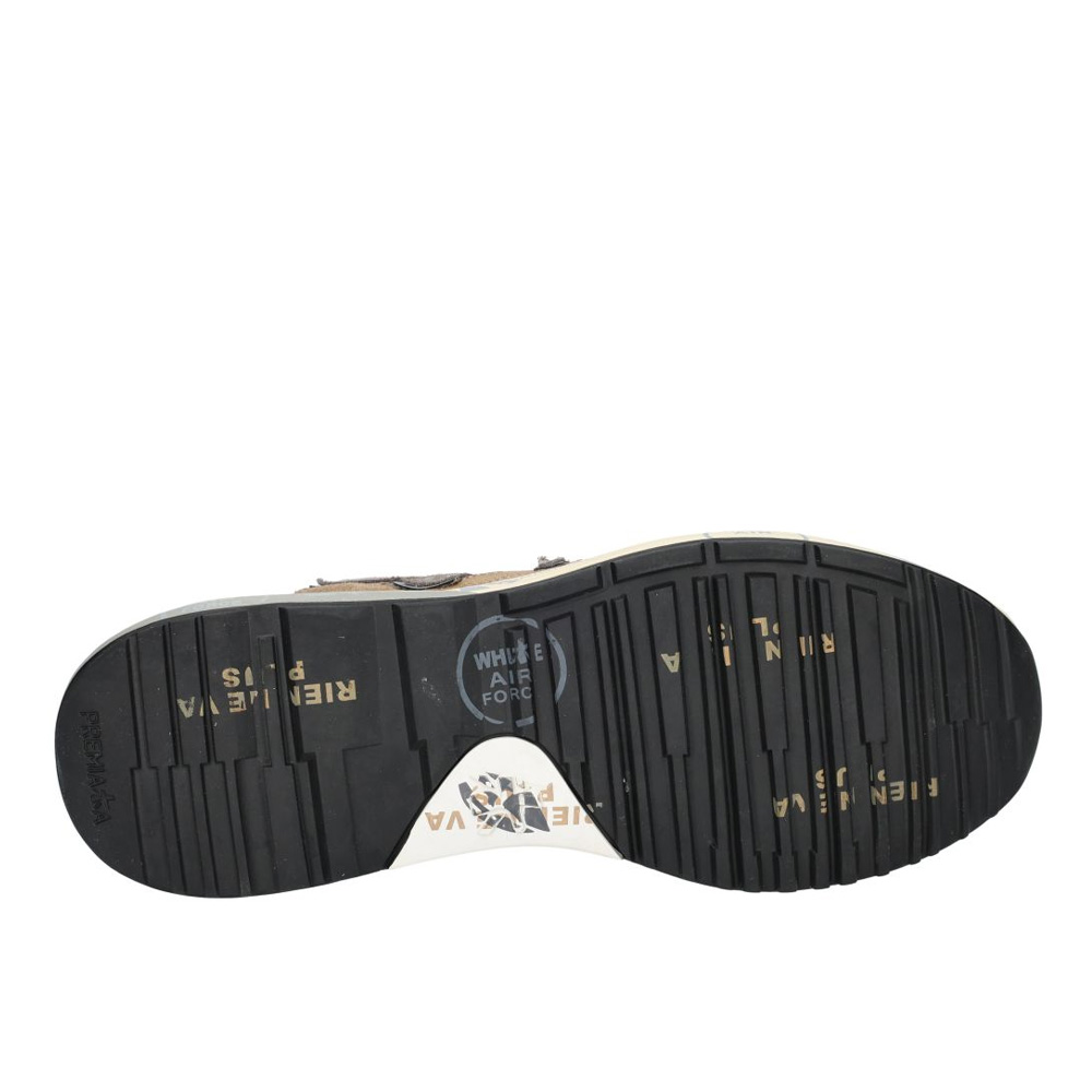 Sneakers bărbați Premiata Mick bej din piele și textil 1692BP8437BE