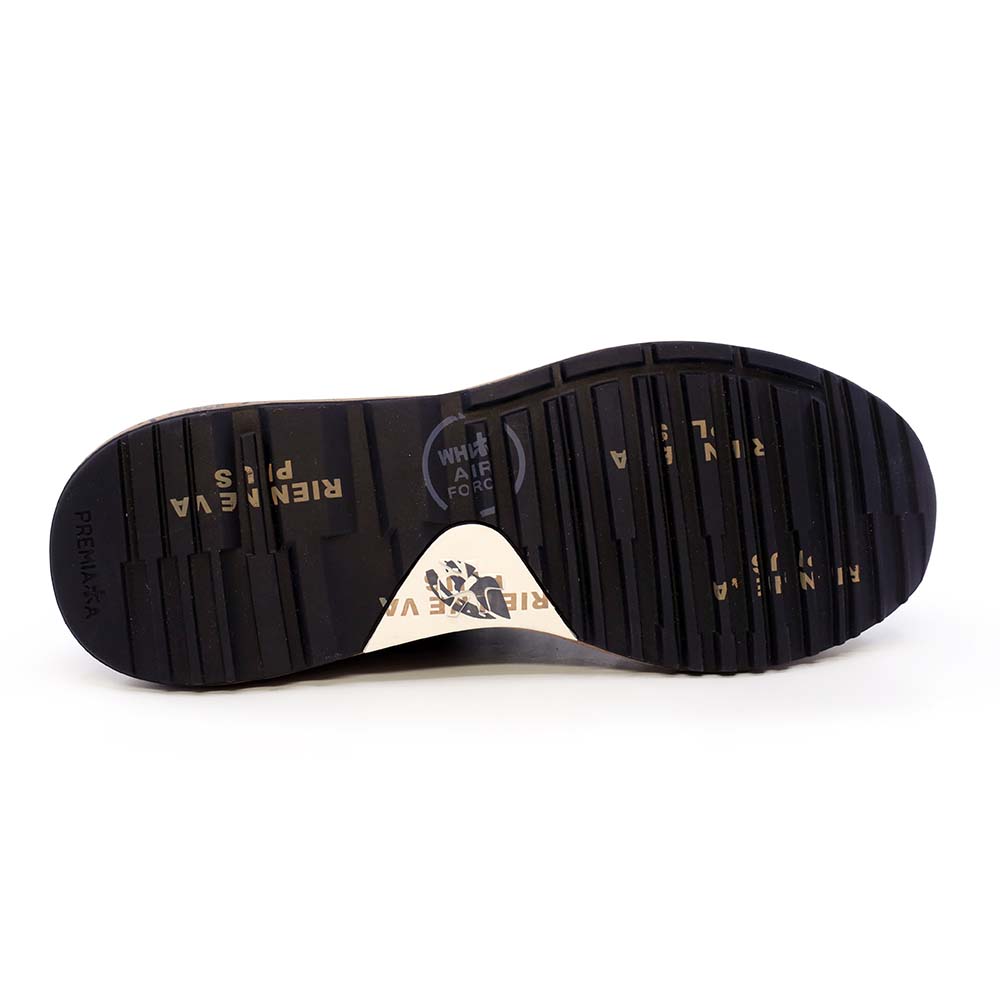 Sneakers bărbați Premiata Mick gri din piele și textil 1692BP8451GR