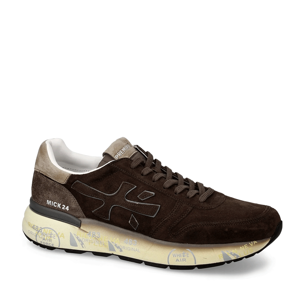 Sneakers bărbați Premiata Mick maro din piele întoarsă 1690BP7898M - 1 | YEO