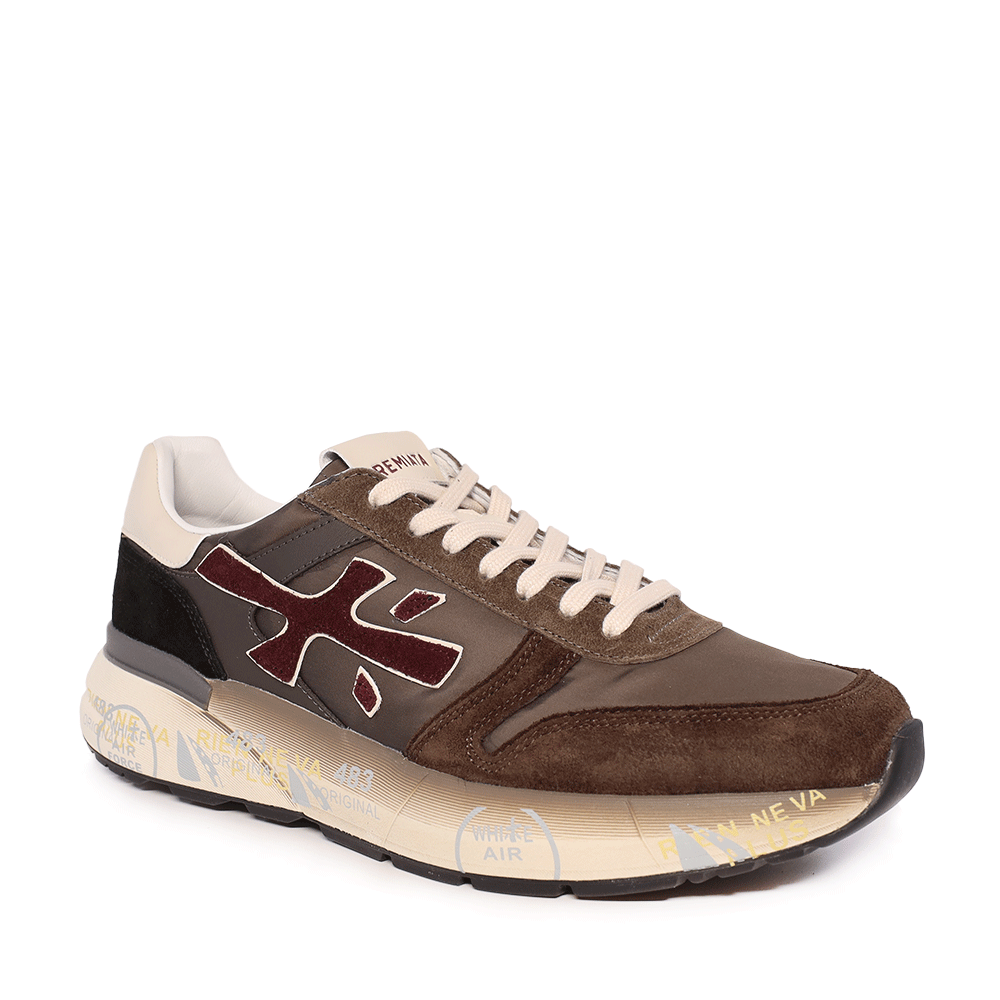 Sneakers bărbați Premiata Mick maro din piele și textil 1690BP7714M - 1 | YEO