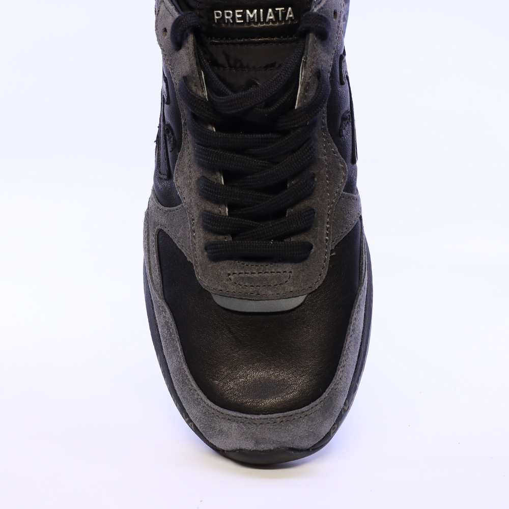 Sneakers bărbați Premiata Mick negri din piele 1692BP8452N
