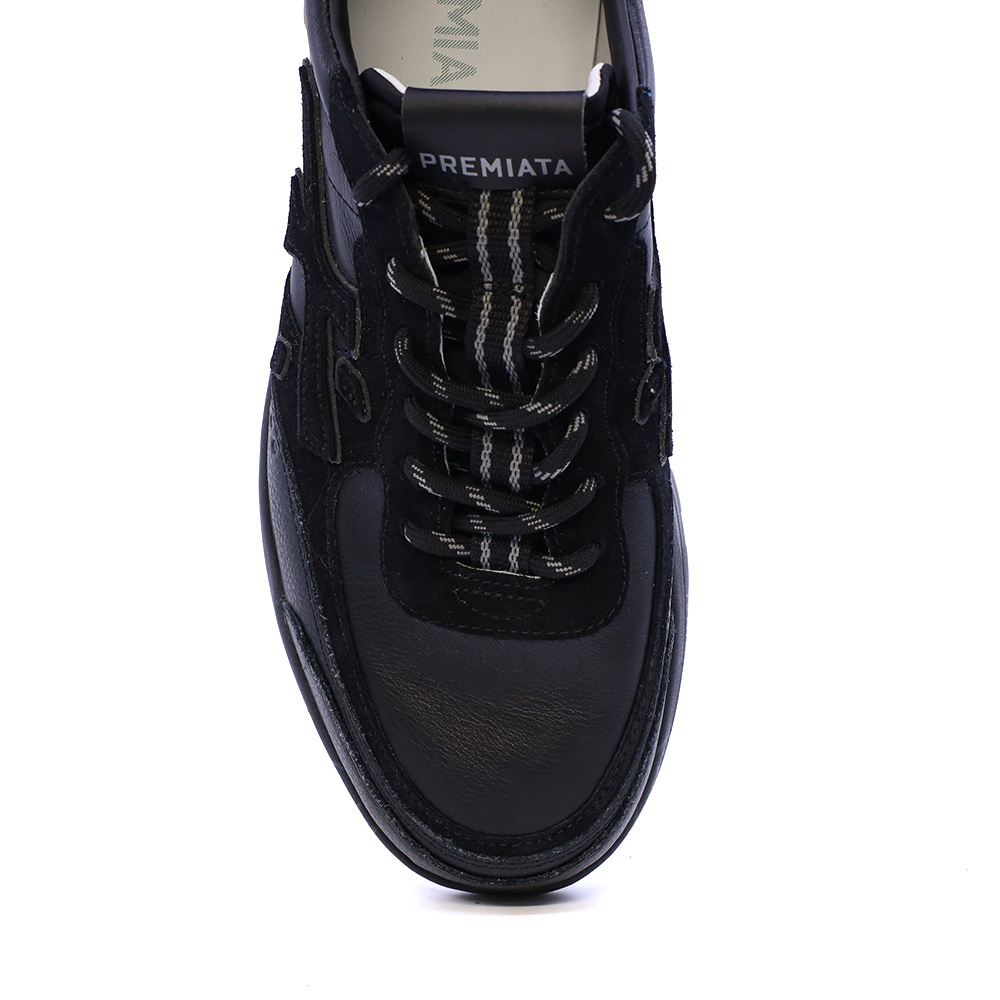 Sneakers bărbați Premiata Nous negri din piele 1692BP8465N