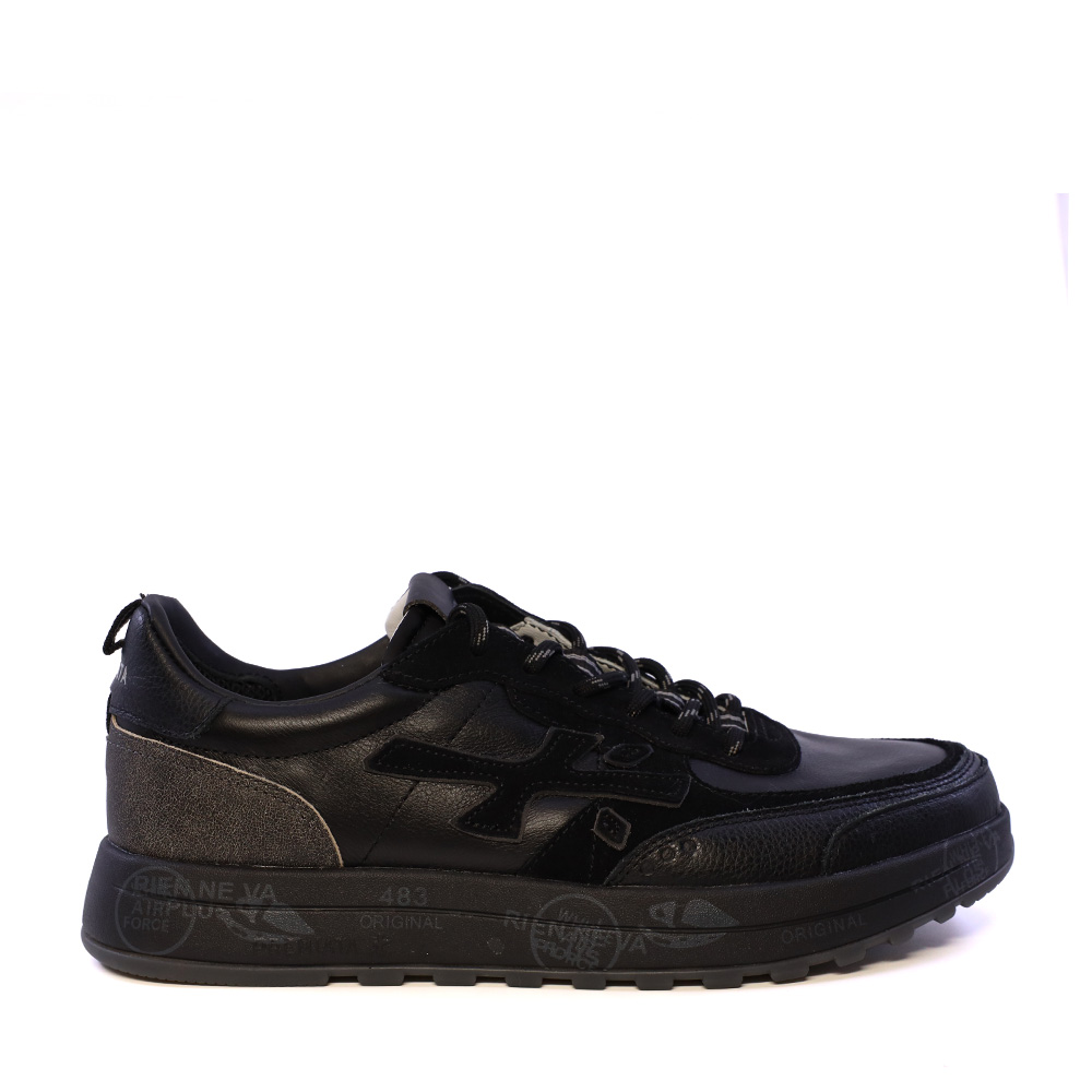 Adidasi barbati Premiata Nous negri din piele 1692BP8465N