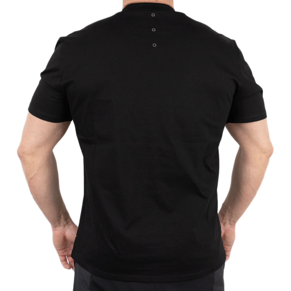 Tricou bărbați Premiata negru din bumbac 169ebtric1017n