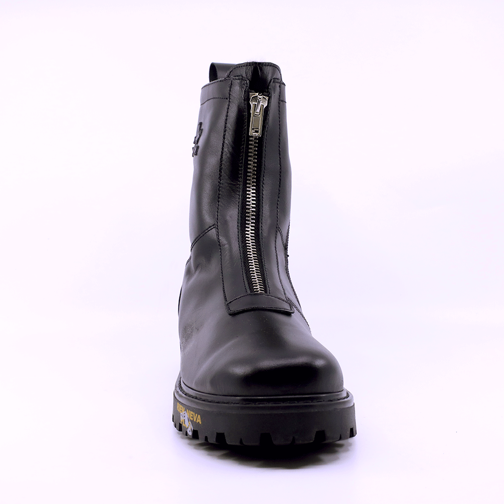 Ghete fete Premiata HiUrban  negre din piele 1712FG9571N