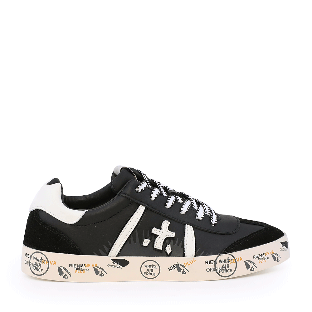 Sneakers băieți Premiata Andy negri din piele  1712MP9554N