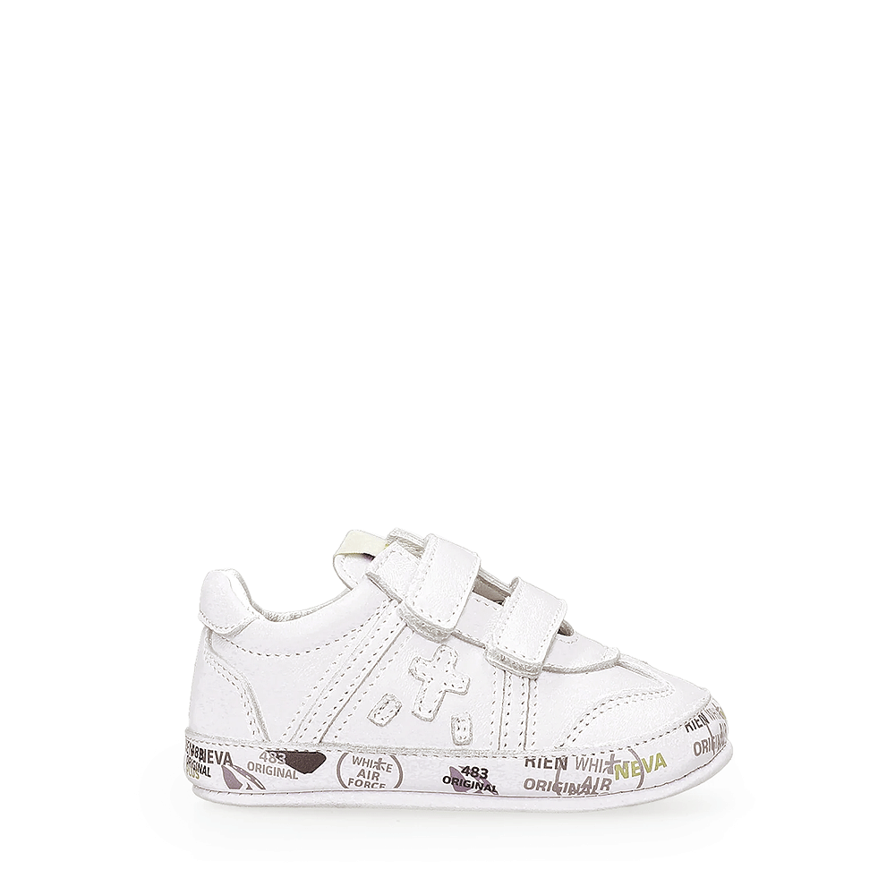 Sneakers copii Premiata Baby V-Lucy V albi din piele  1712MP0033A