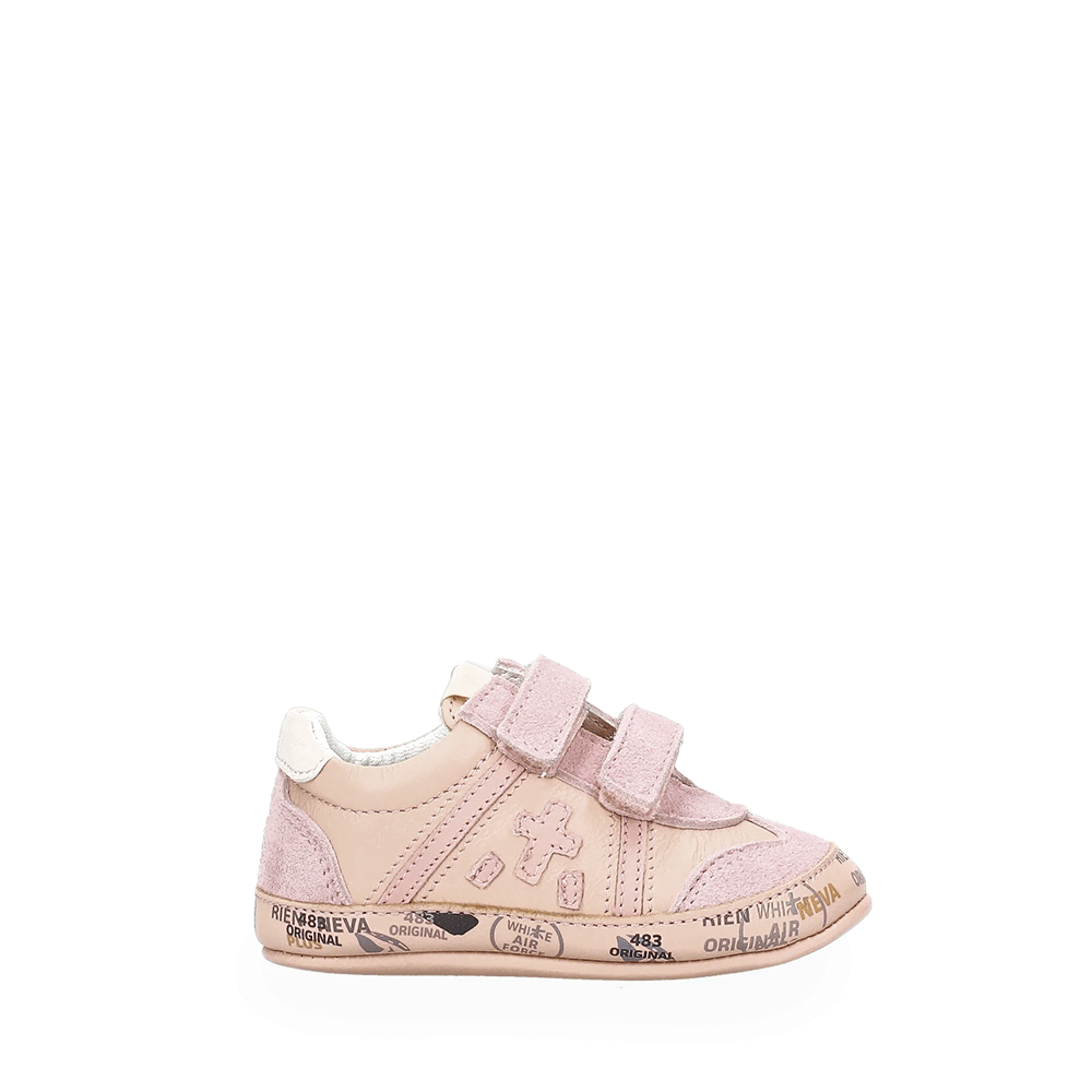Sneakers fetite Premiata Baby V-Lucy V roz din piele  1712FP0037RO