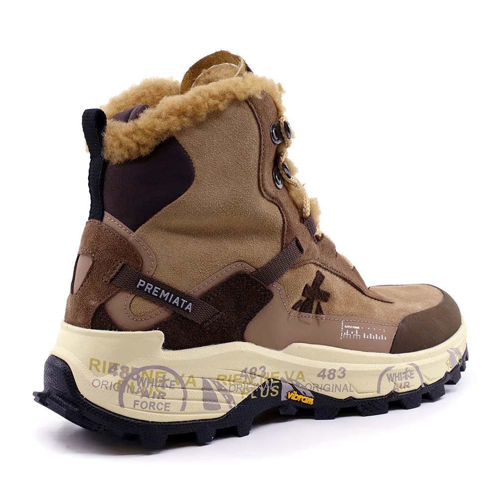 Ghete tip trekking femei Premiata Trivor Montone maro 1692DGT0510M 