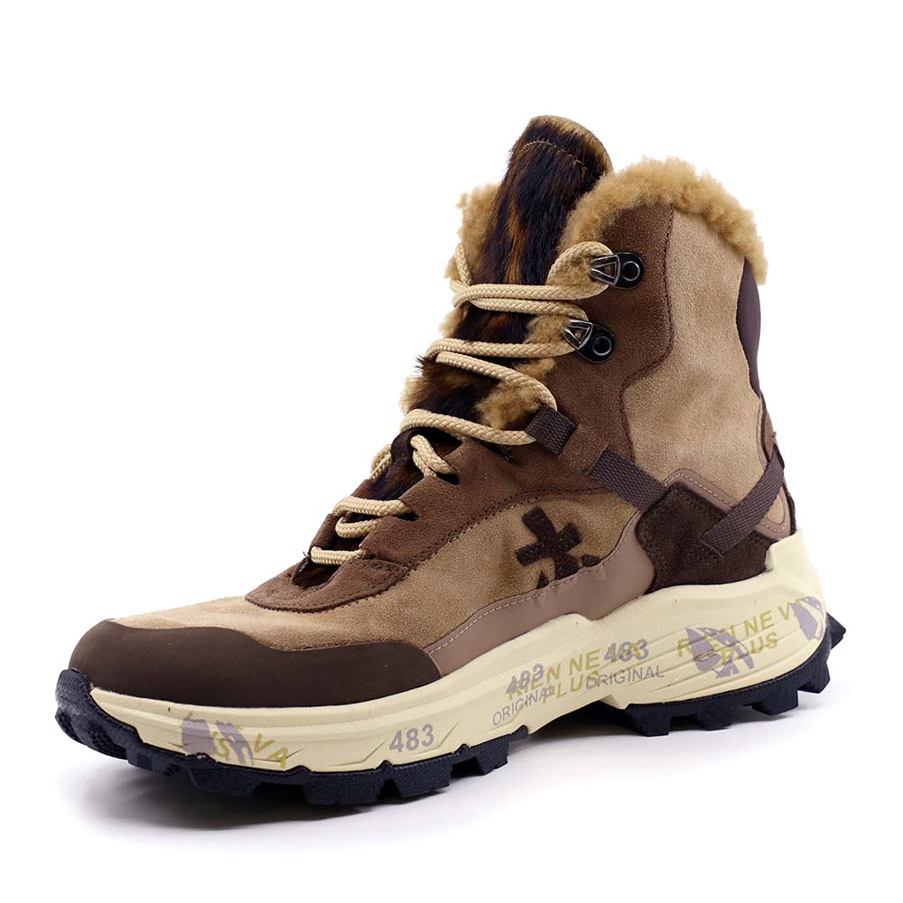 Ghete tip trekking femei Premiata Trivor Montone maro 1692DGT0510M 