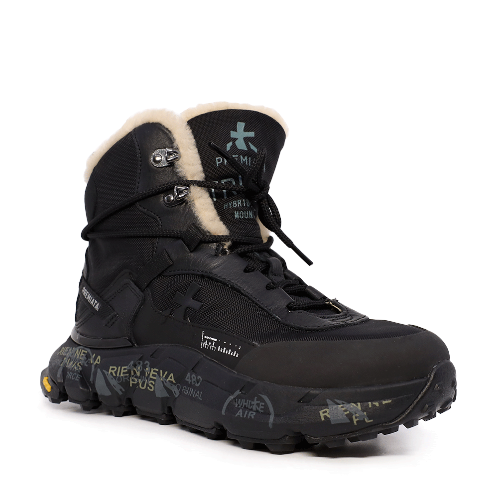 Ghete tip trekking Premiata Trivor negre 1690DGT439N - 1 | YEO