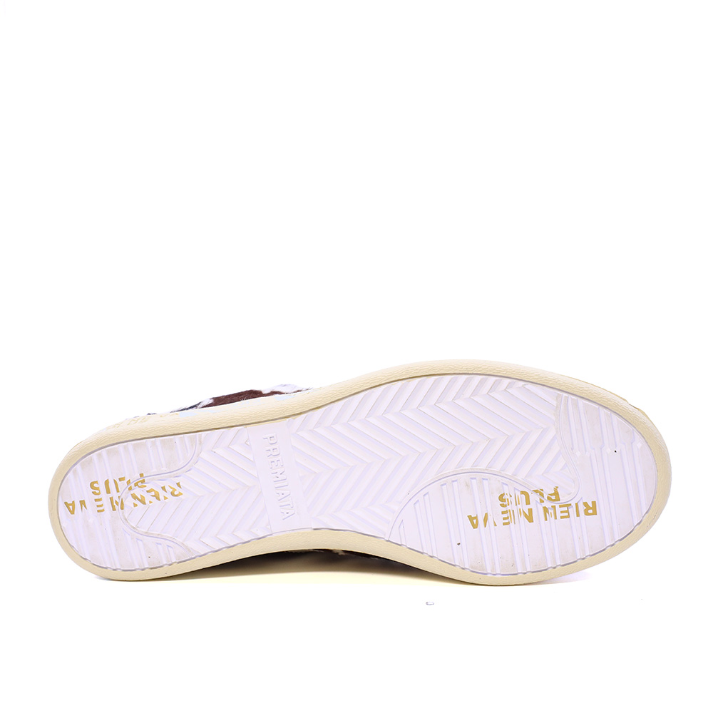 Sneakers femei Premiata Bonnie-D animal print din piele 1692DP8577CAV