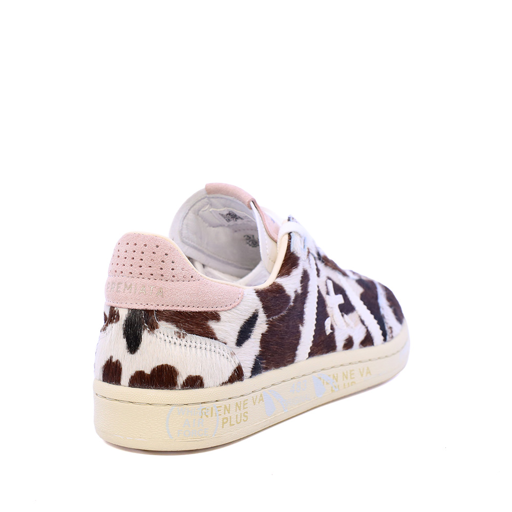 Sneakers femei Premiata Bonnie-D animal print din piele 1692DP8577CAV