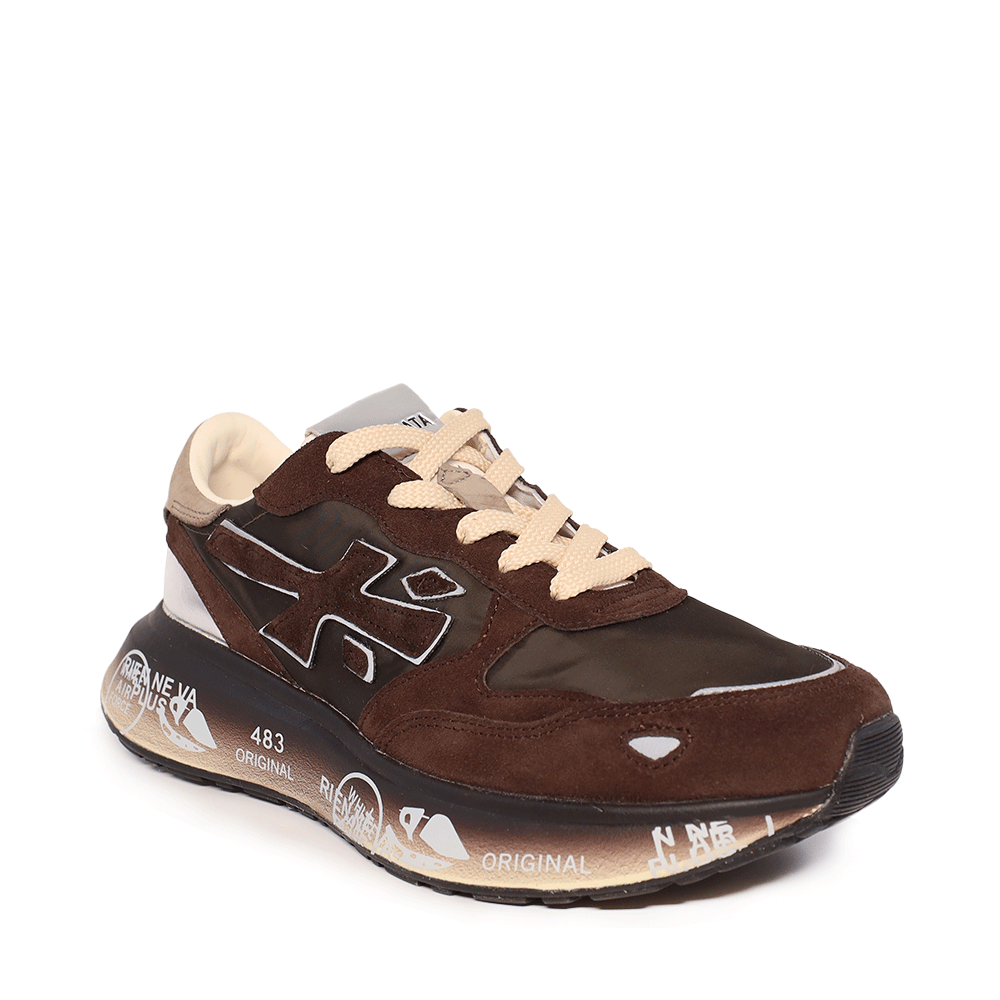 Sneakers femei Premiata Lauryn maro din piele și textil 1690DP7893M - 1 | YEO