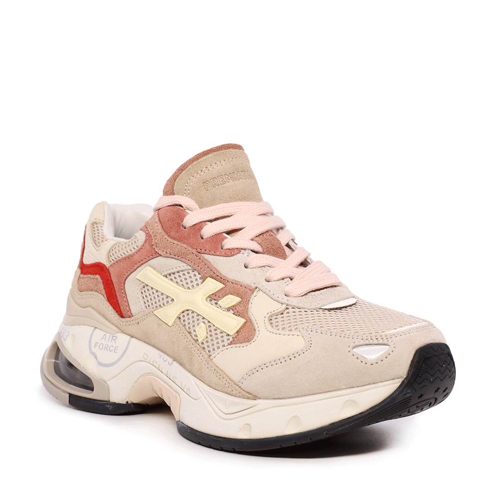 Sneakers femei Premiata Sharky-D negri din piele și textil1690DP423NU - 1 | YEO