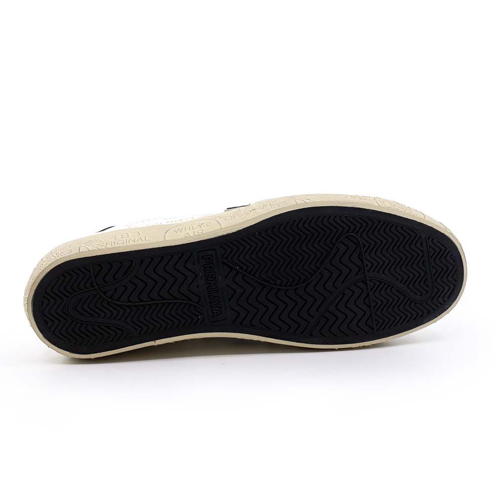 Sneakers femei Premiata Steven-D albi din piele 1691DP8127A