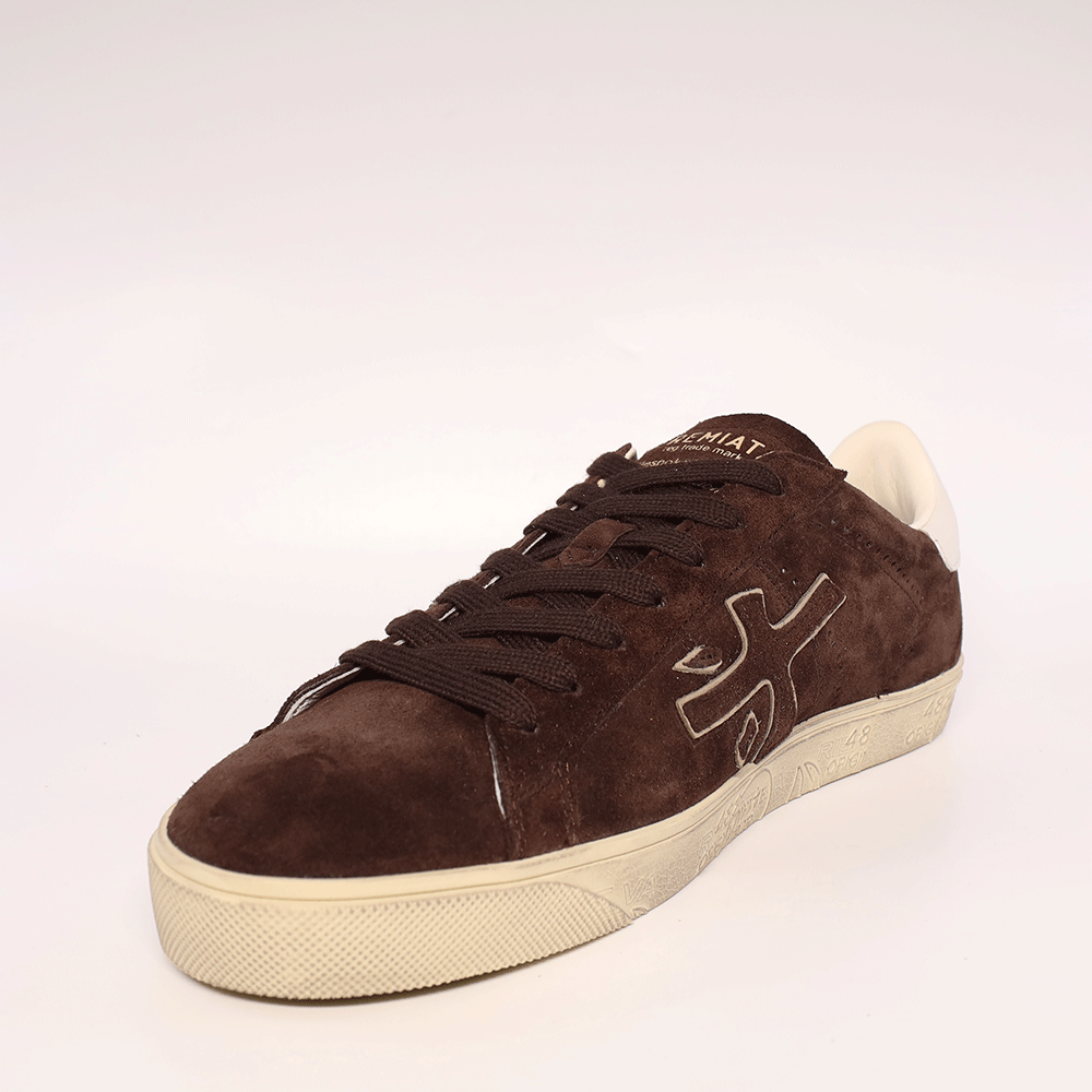 Sneakers femei Premiata Steven-D maro din piele 1692dp7897vm