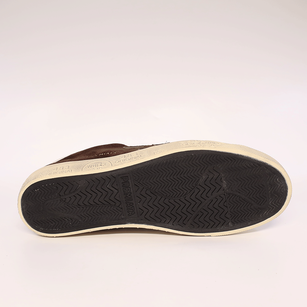 Sneakers femei Premiata Steven-D maro din piele 1692dp7897vm