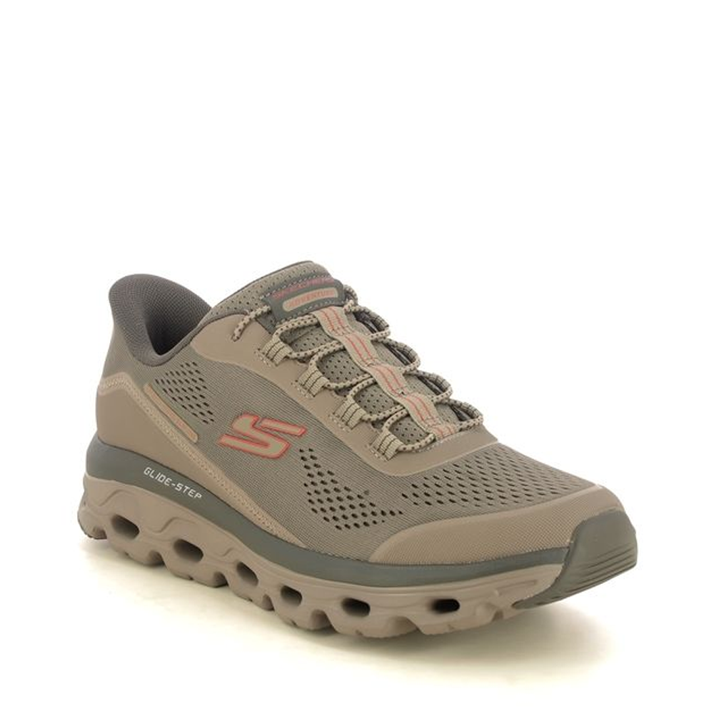 Pantofi sport bărbați Skechers Glide Step Sole taupe 1961BP237812TA - imagine 2