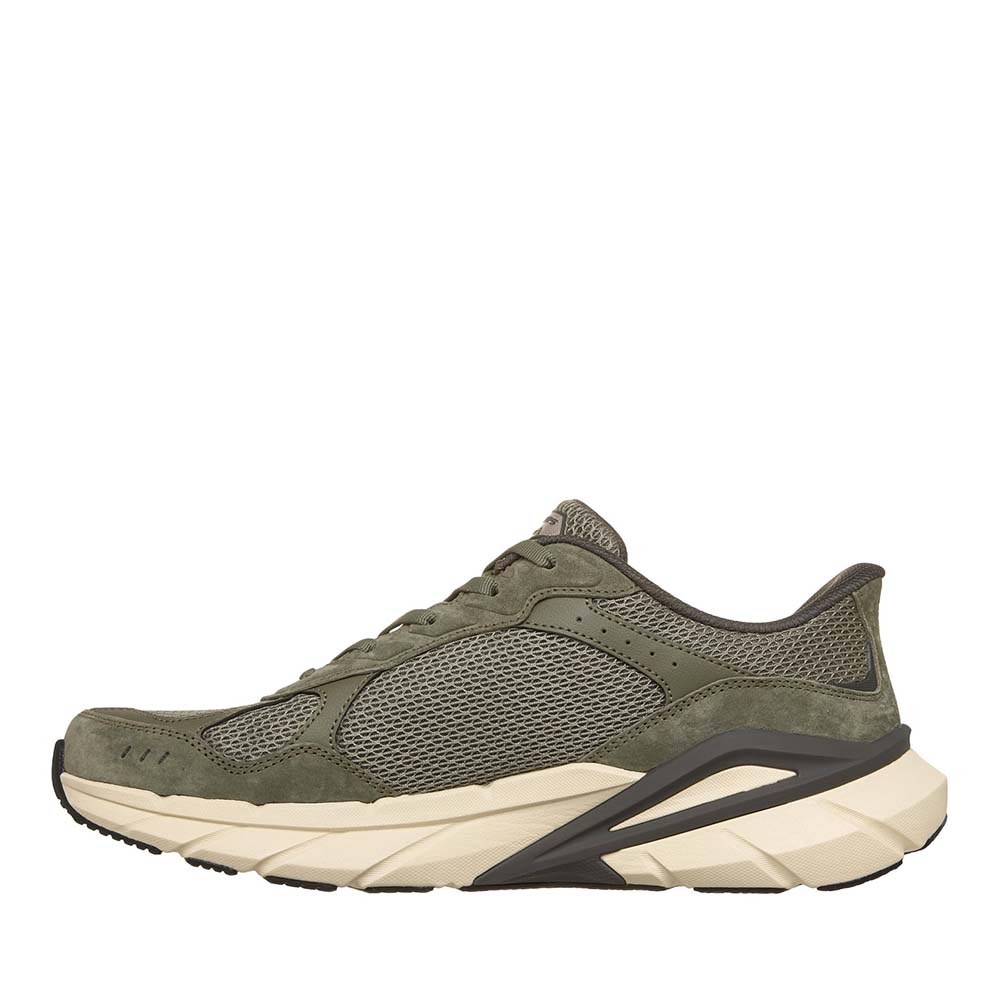 Pantofi sport slip-ins bărbați Skechers Skech Cage kaki 1962BP233275VKA