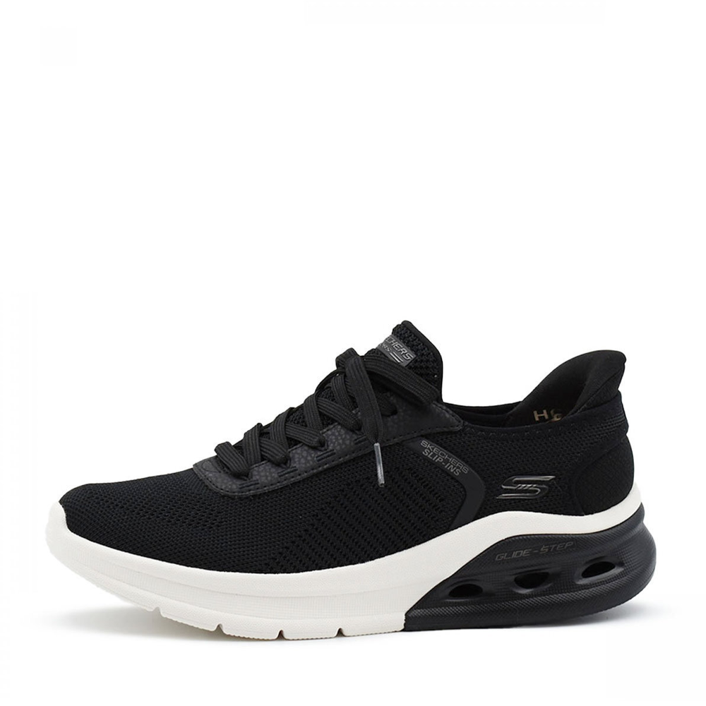 Pantofi sport tip slip-ins bărbați Skechers Bobs Arc Waves negri 1969BPS118317N