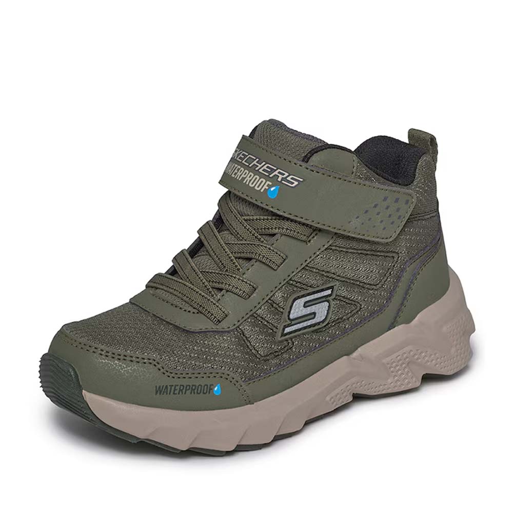 Ghete waterproof băieți Skechers Elite Sport Tread verzi 1962MG406336V