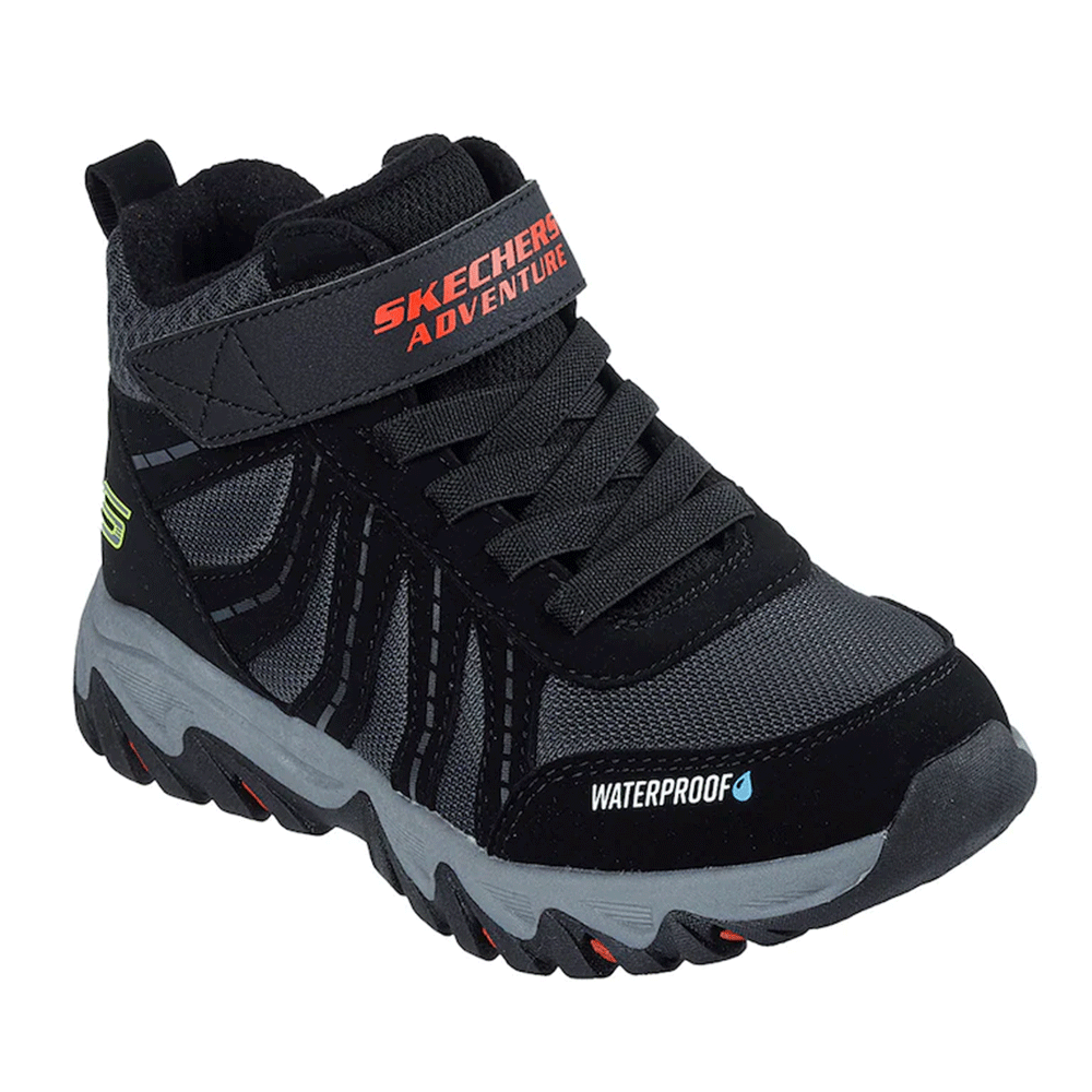 Ghete waterproof băieți Skechers Rugged Ranger negre1960MG406412N - 1 | YEO