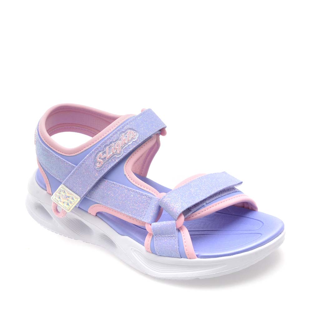 Sandalecu luminițe fete Skechers lila 1969FS303024LI - 1 | YEO