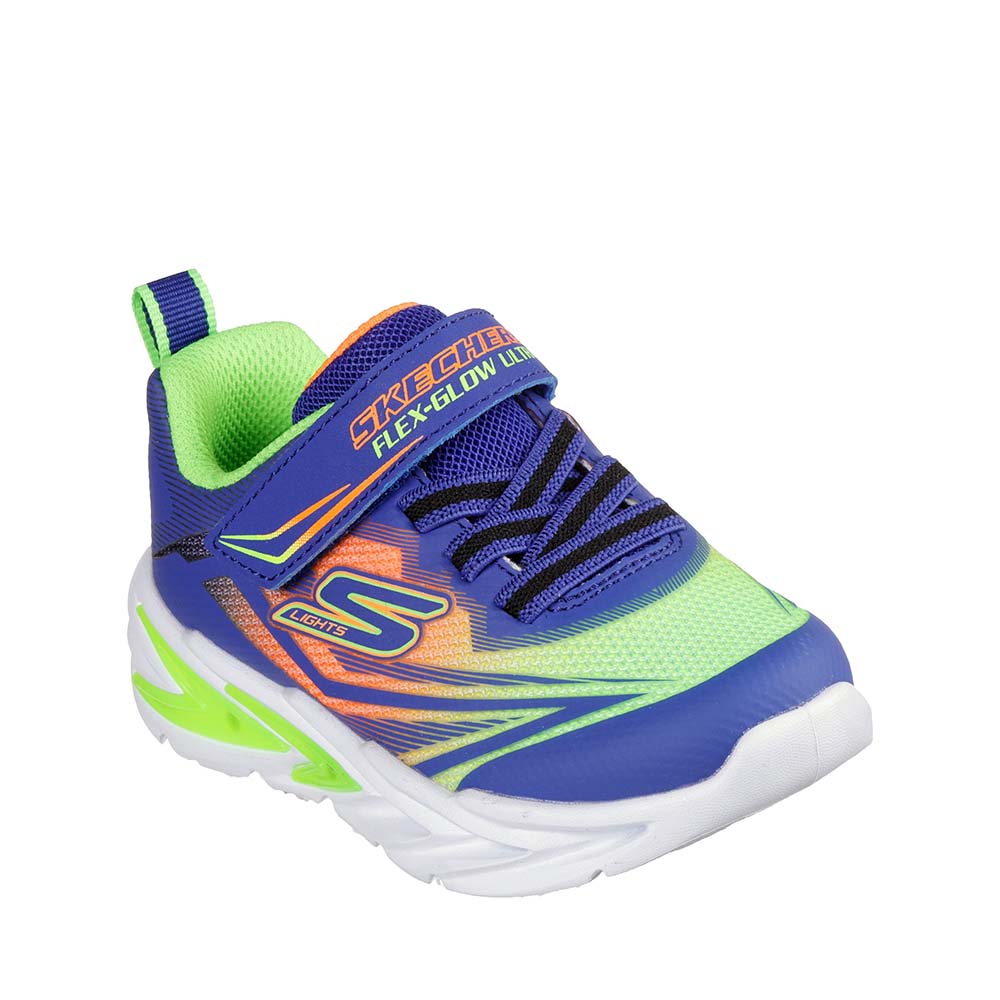 Pantofi sport băieți Skechers Flex Glow Ultra albaștri 1961MP400139NBL - imagine 2