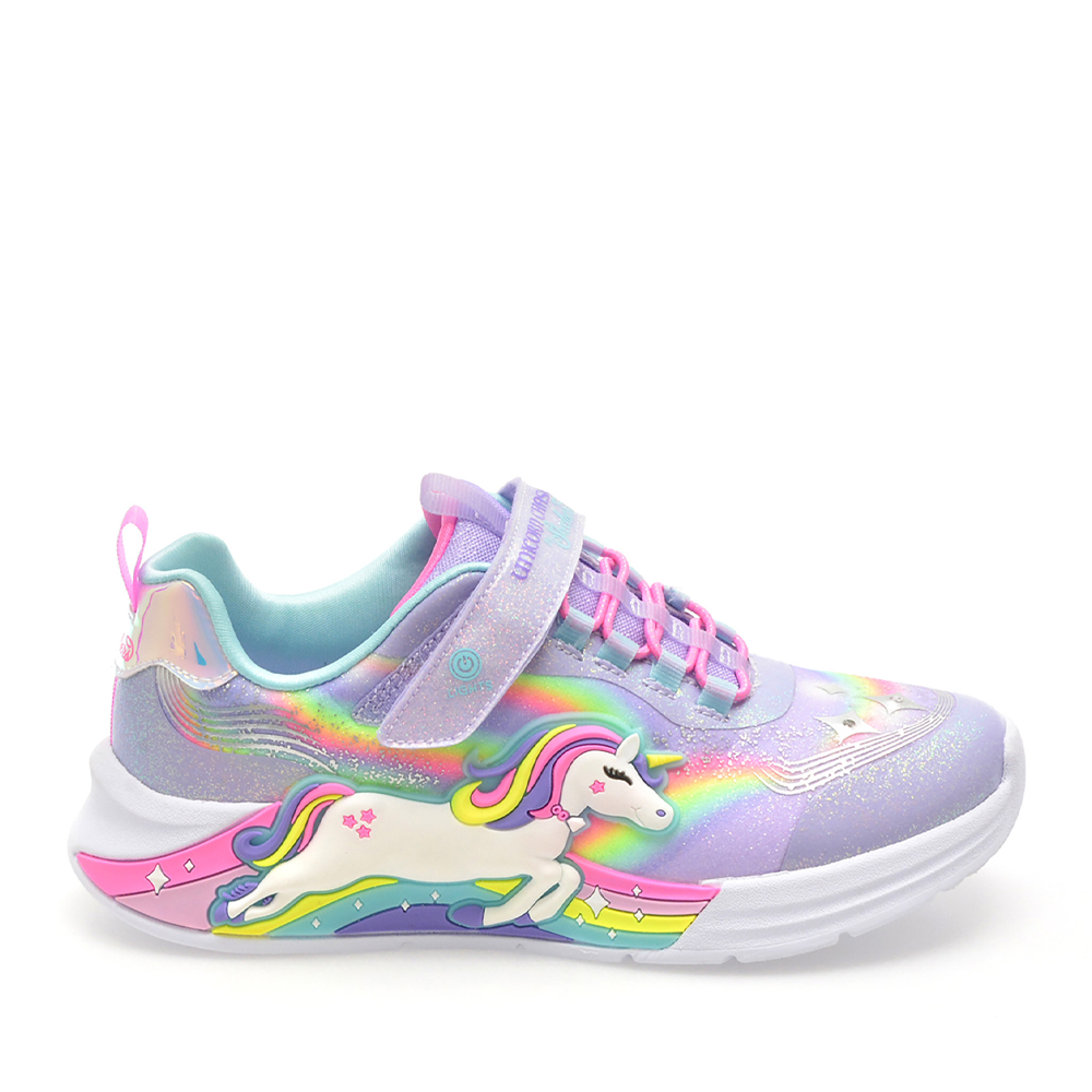 Pantofi sport fete Skechers Unicorn Chaser multicolori 1961FP302298LMU