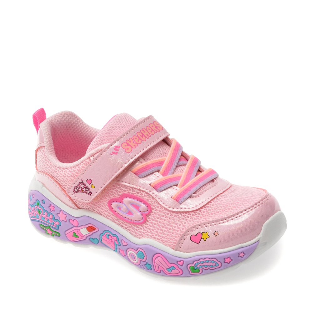 Pantofi sport fetițe Skechers Play Scene roz 1961FP303158NRO