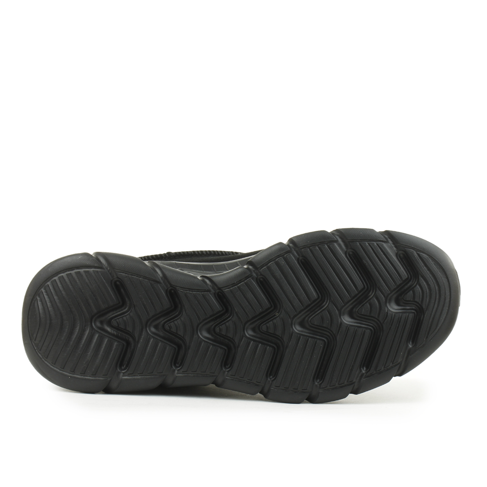 Ghete îmblănite femei Skechers Bobs B Flex Hi negre din piele 1962DG117390VN