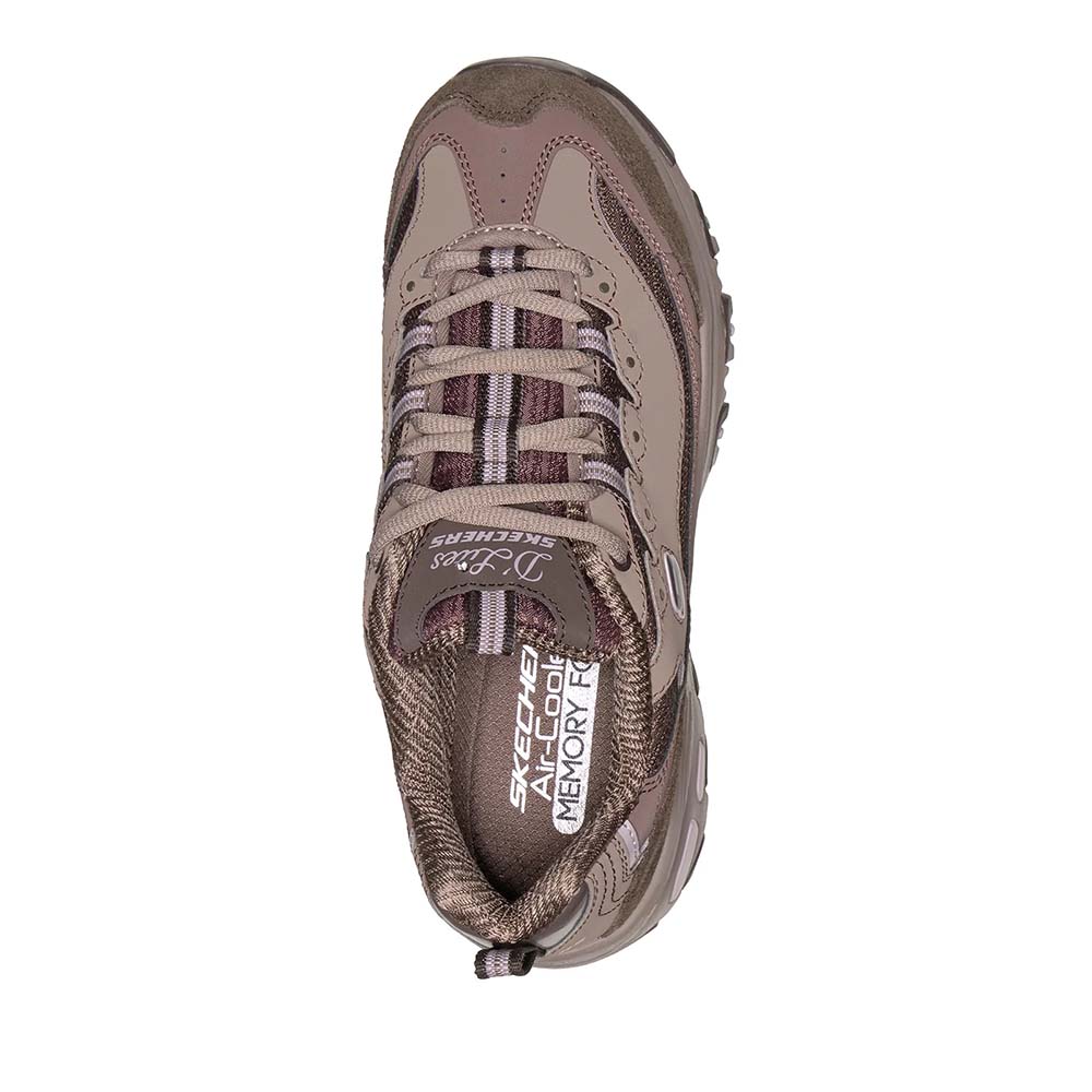 Pantofi sport femei Skechers D'Lites maro 1962DP150872M