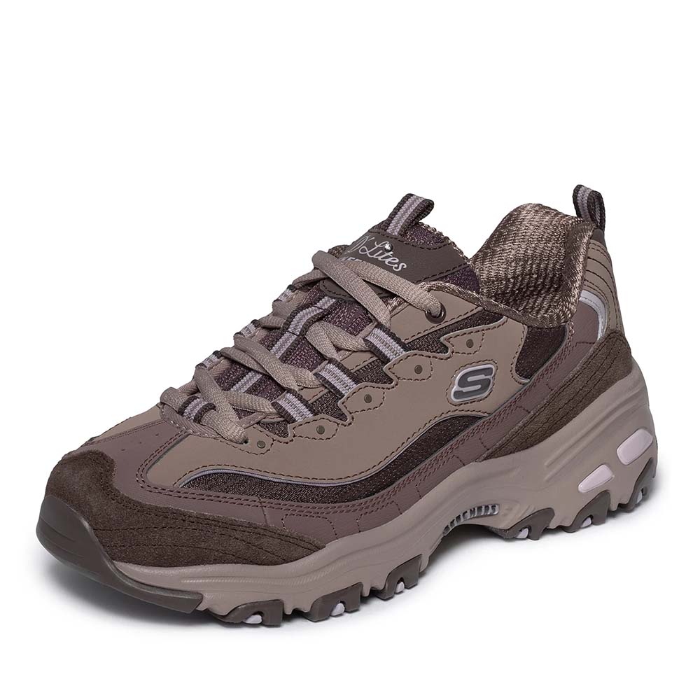Pantofi sport femei Skechers D'Lites maro 1962DP150872M — imaginea 2